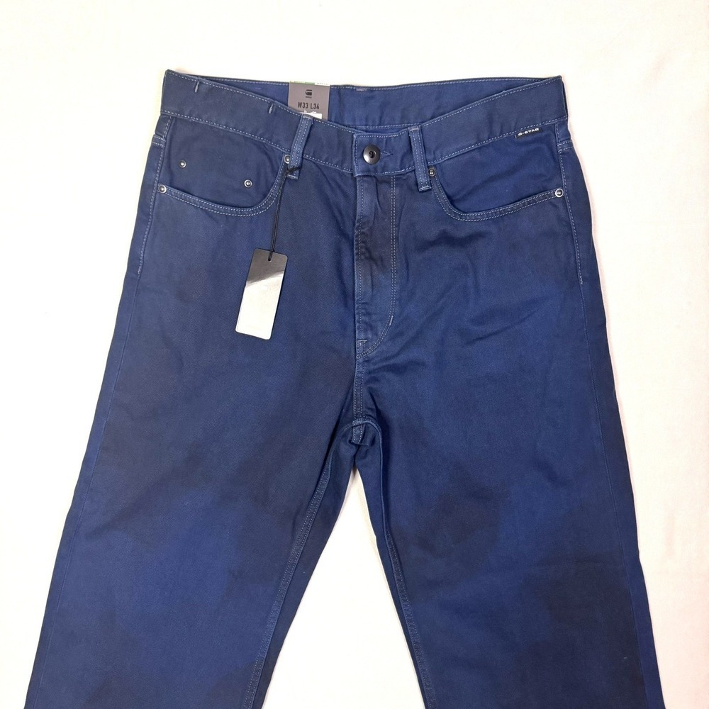 G-Star Raw Men's Type 96 Loose Jeans 33x34 Sea Blue Vintage Denim NWT - Picture 2 of 7